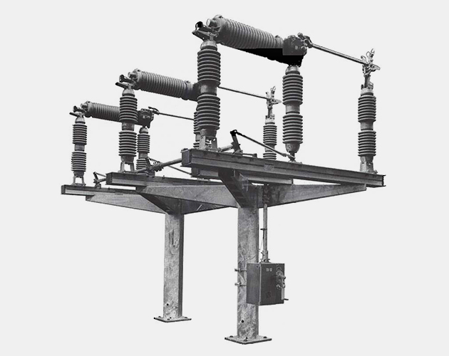  linerupter switch, outdoor transmission switch, group-operated switch, transmission line tower mounting, substation structure mounting 