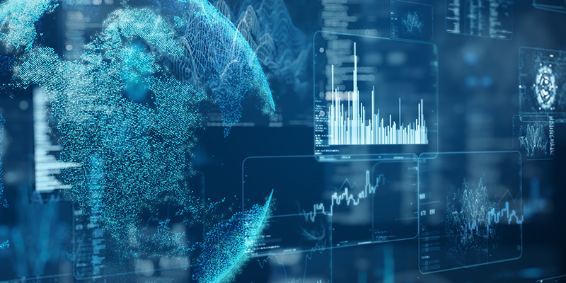 Digital images of Earth and charts