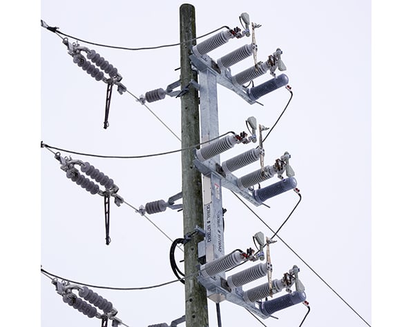vertical mounted outdoor distribution switch indication location copper blades circuit interruption, current carrying contact Cypoxy insulator operating rod station post insulators brass guide bearing galvanized steel base operating shaft and silver nickel contact rivets on switch blade vertical mounted outdoor distribution switch indication location copper blades circuit interruption, Cypoxy insulator operating